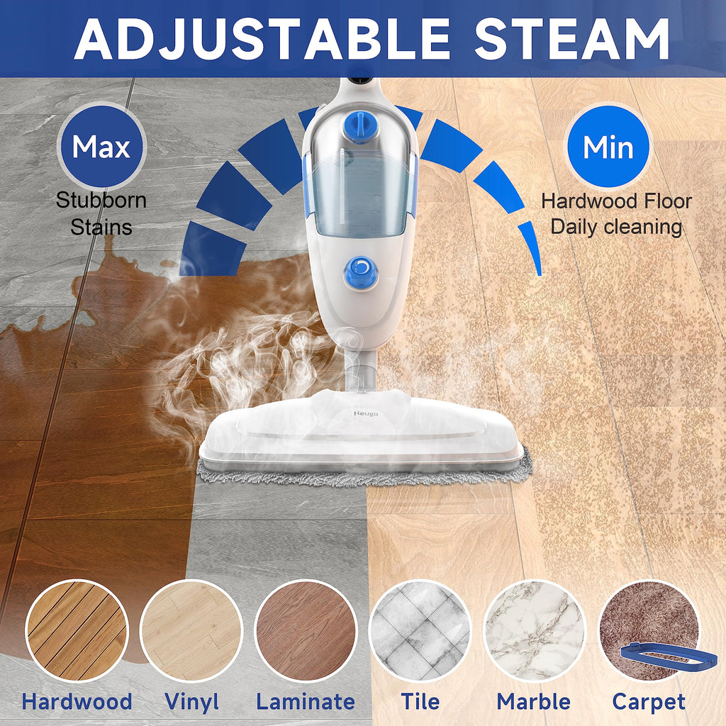 10in1 Handheld Steam Mop with 2 pad E1766