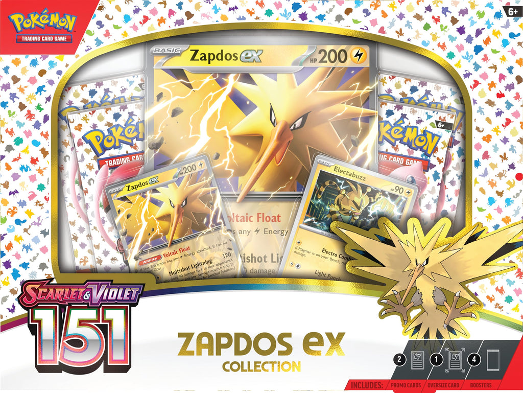 Pokemon TCG 151 Zapdos Ex Box K205