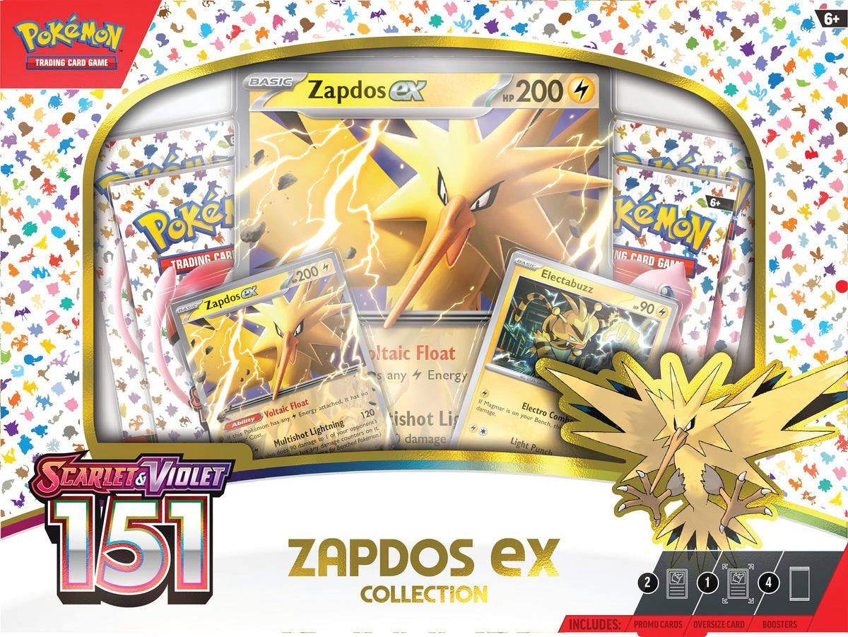 Pokemon TCG 151 Zapdos Ex Box K205
