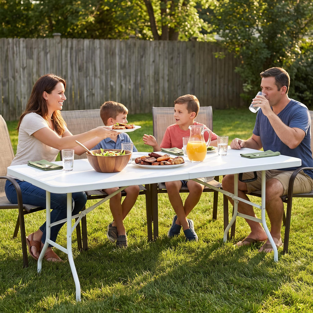 6ft Portable Folding Table D529030