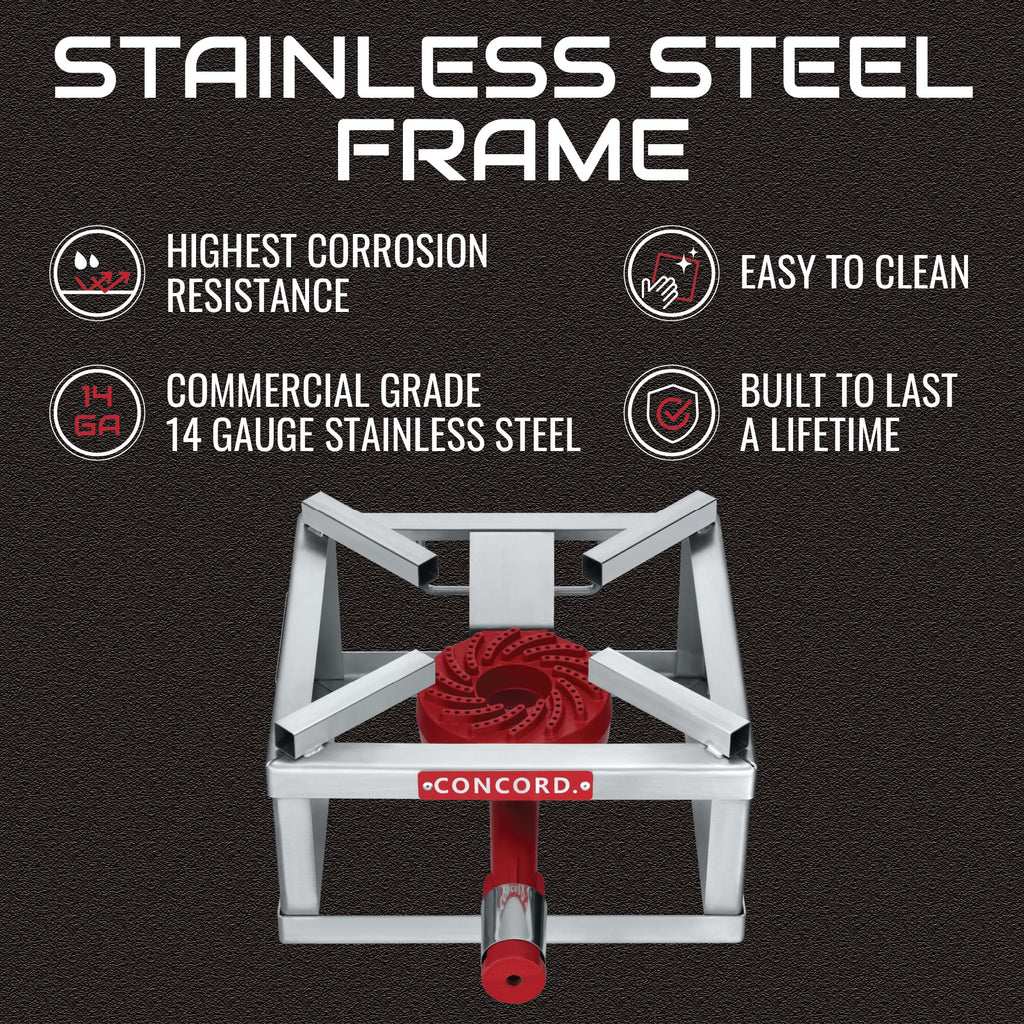 Stainless Steel 40 QT Home Brew Kettle Stock Pot + 12" Single Propane Stove D8944