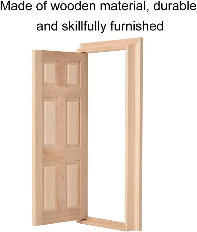 1:12 Doll House Mini Wooden Door Set T389322