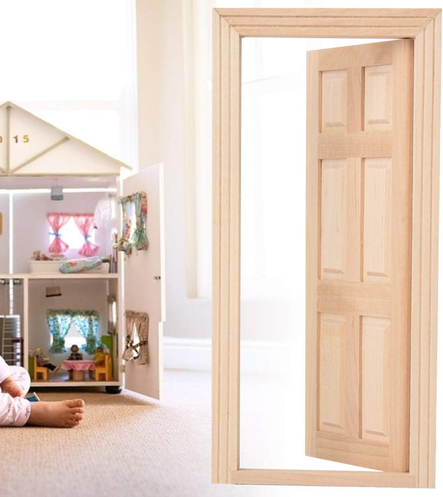 1:12 Doll House Mini Wooden Door Set T389322