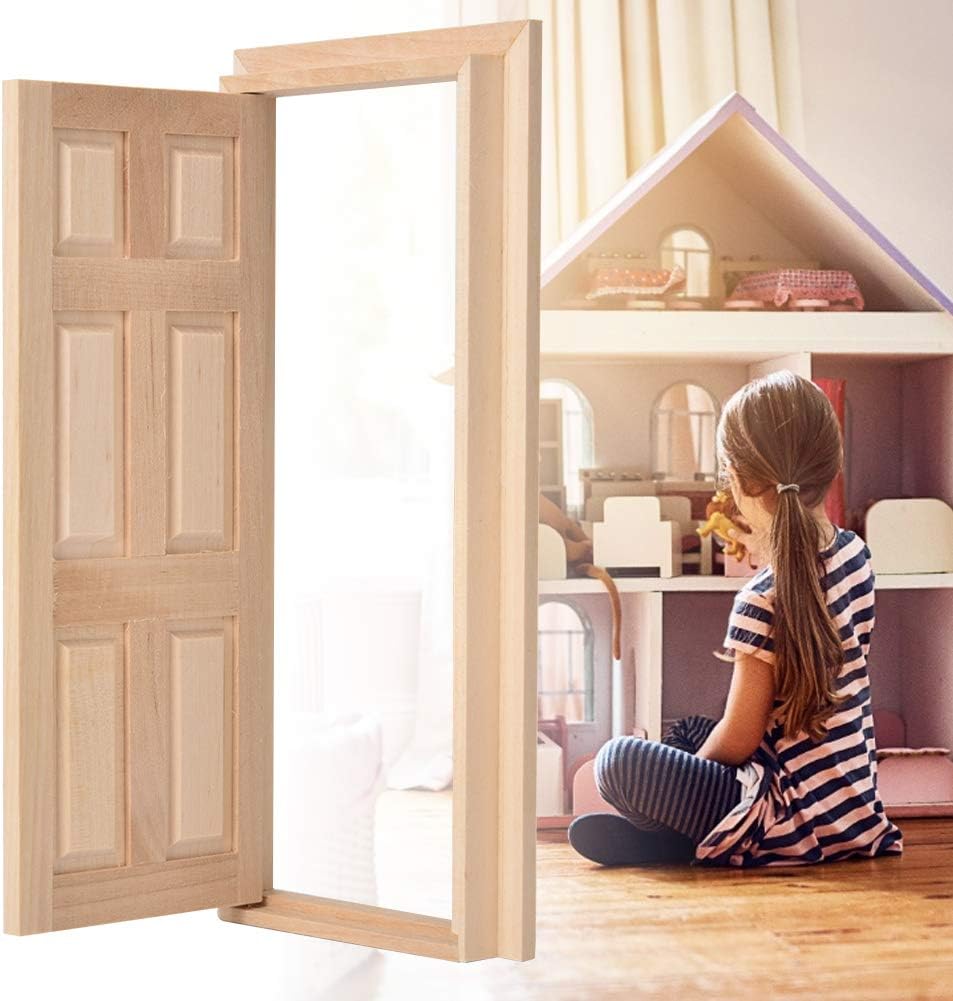 1:12 Doll House Mini Wooden Door Set T389322