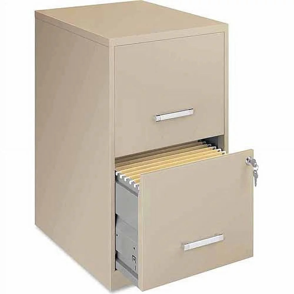 2 Drawers Vertical Steel Lockable Filing Cabinet Z384