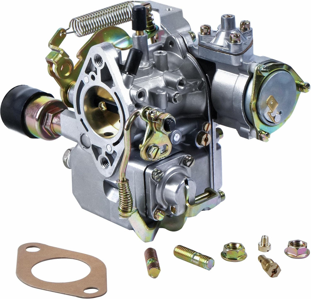 Carburetor for VW Beetles 1971-1979 Dual Port 1600cc Engine 12V Air Cooled Type 1 Engines Automatic Choke Pack of 2 X6066