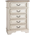 34 5-Drawer Engineered Wood Chest Z566