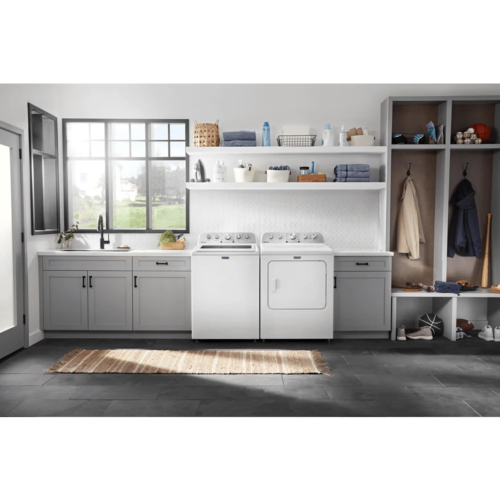 White Top Load Electric Dryer Q9356